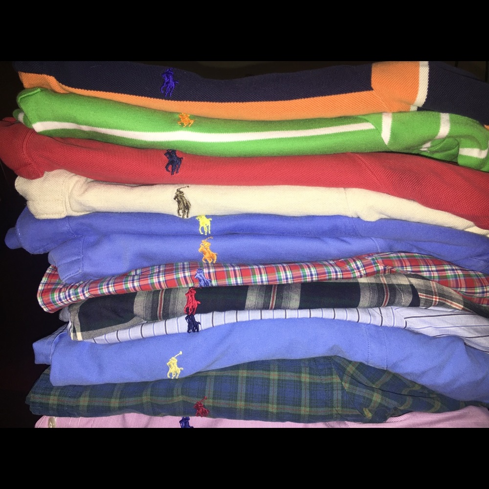 Men Polo Shirts Large & XL